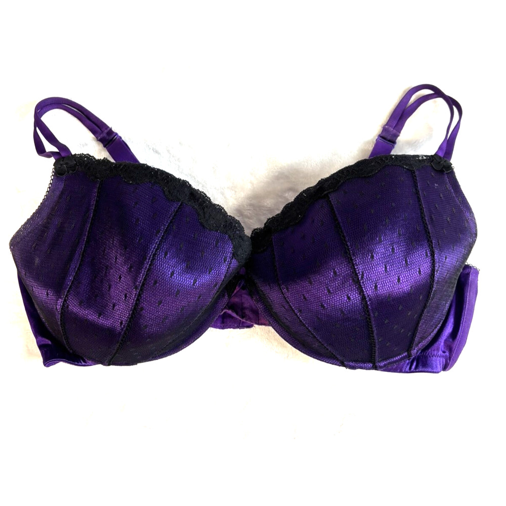 Lane Bryant Cacique Womens Size 42DDD Bra Purple